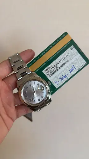 116334 Rolex Datejust II diamond with card